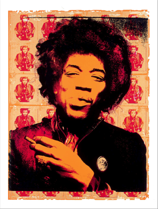 Gered Mankowitz: Jimi Hendrix, Purple Haze silkscreen print - Snap  Galleries Limited