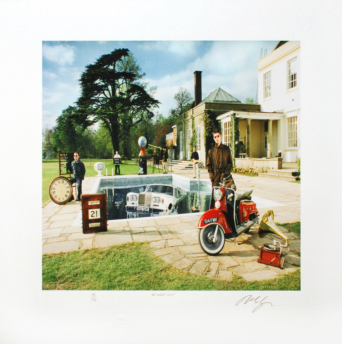 Michael Spencer Jones: Oasis - Be Here Now LP cover photograph (pair)