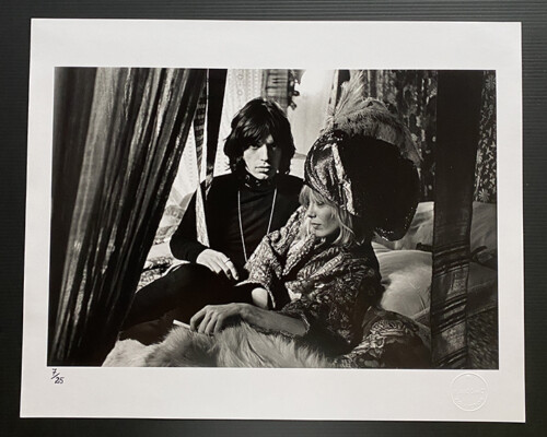 Michael Cooper: Rolling Stones, Mick and Anita, on the set of Performance - Image 2